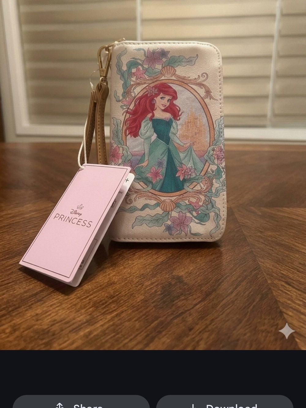 🧜‍♀️ NWT Loungefly Disney The Little Mermaid Ariel Portrait Tech Wallet